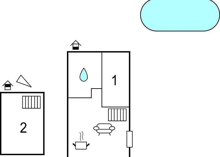 2 Bedroom Beautiful In *